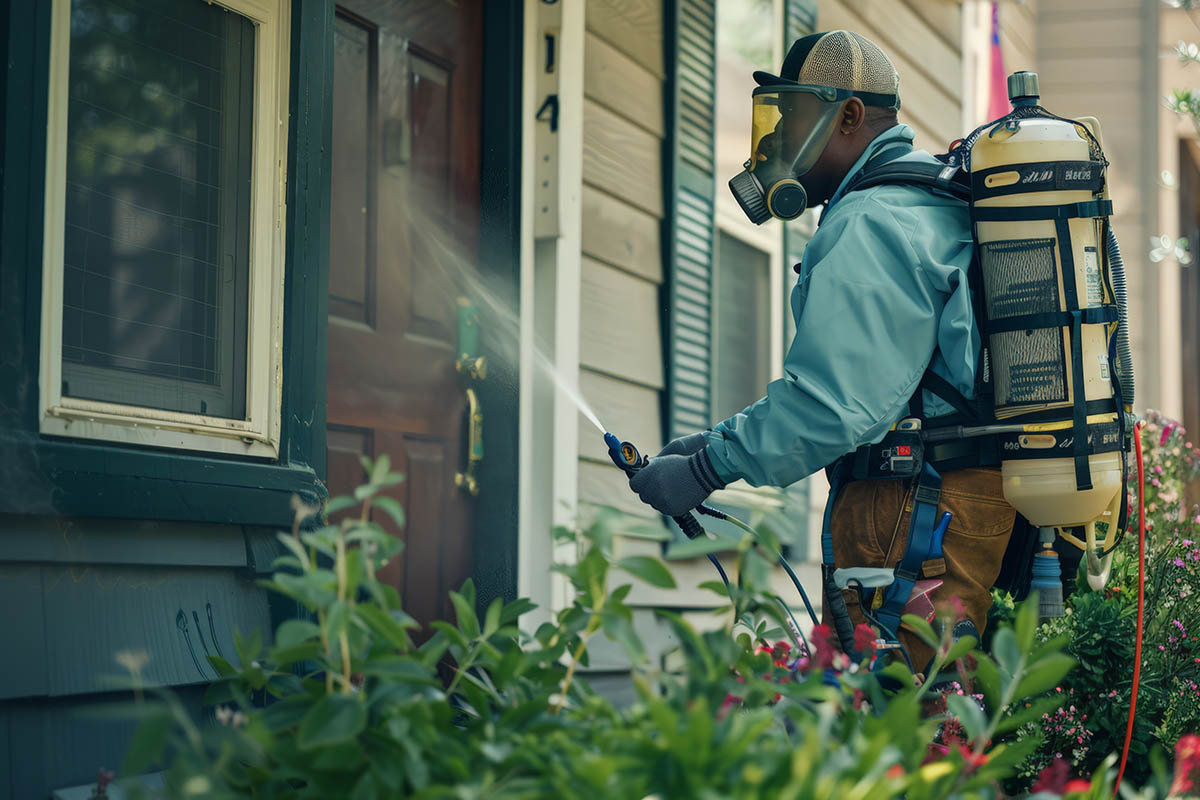 Outdoor pest control services